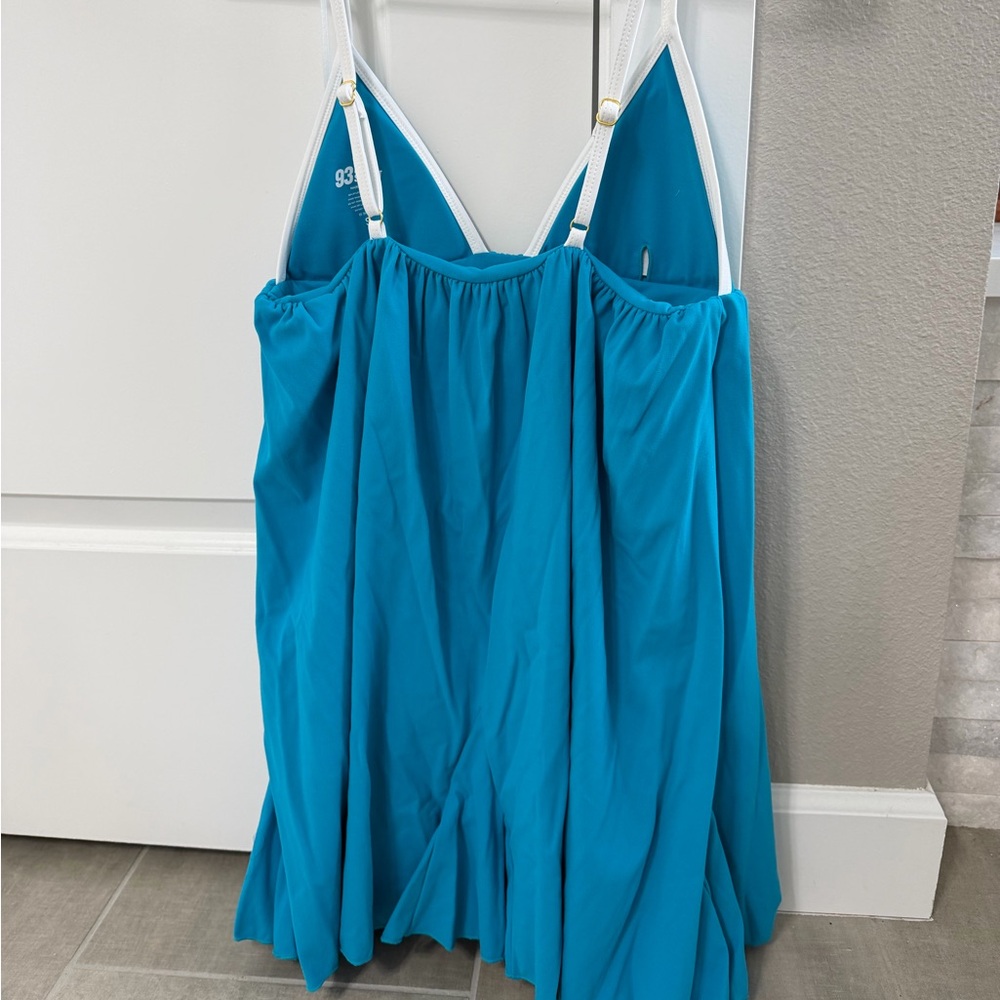 93 Play Street Lily Babydoll Dress Blue - Picture 2 of 5